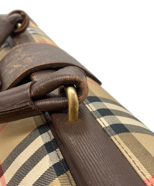 Burberry's（バーバリー）Burberry's (バーバリー) ボストンバッグ ベージュの古着・服飾アイテム