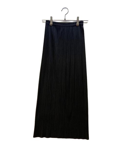 PLEATS PLEASE（プリーツプリーズ）PLEATS PLEASE (プリーツプリーズ) ロングプリーツスカート ブラック サイズ:Mの古着・服飾アイテム