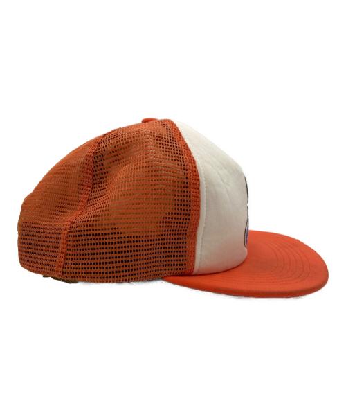 SUPREME（シュプリーム）SUPREME (シュプリーム) メッシュキャップ オレンジ×ホワイトの古着・服飾アイテム