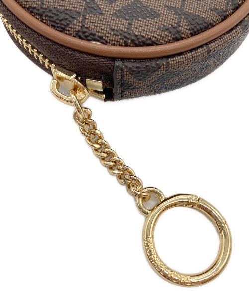 MICHAEL KORS（マイケルコース）MICHAEL KORS (マイケルコース) コインケース ブラウン×ホワイトの古着・服飾アイテム
