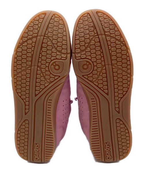 GRAVIS（グラビス）GRAVIS (グラビス) ローカットスニーカー ピンク サイズ:28cmの古着・服飾アイテム