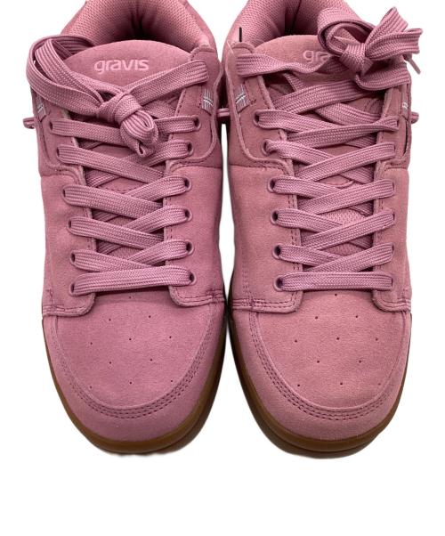 GRAVIS（グラビス）GRAVIS (グラビス) ローカットスニーカー ピンク サイズ:28cmの古着・服飾アイテム