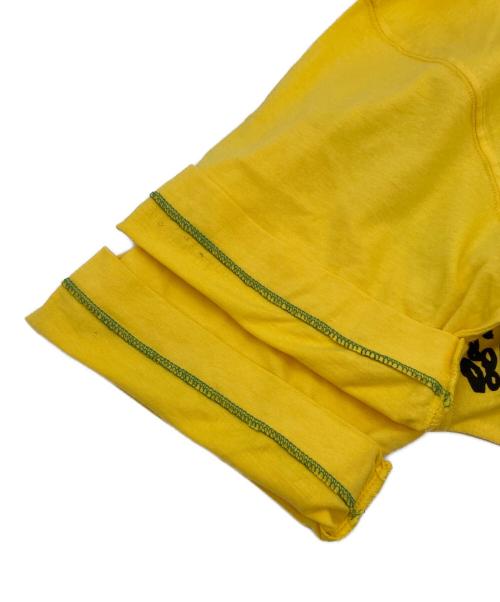 stussy（ステューシー）stussy (ステューシー) 半袖カットソー/ISLAND LIFE TEE イエロー サイズ:Mの古着・服飾アイテム