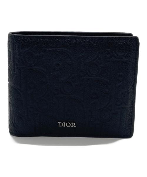 Dior（ディオール）DIOR (ディオール) 2つ折り財布/ディオール グラビティ ブラックの古着・服飾アイテム