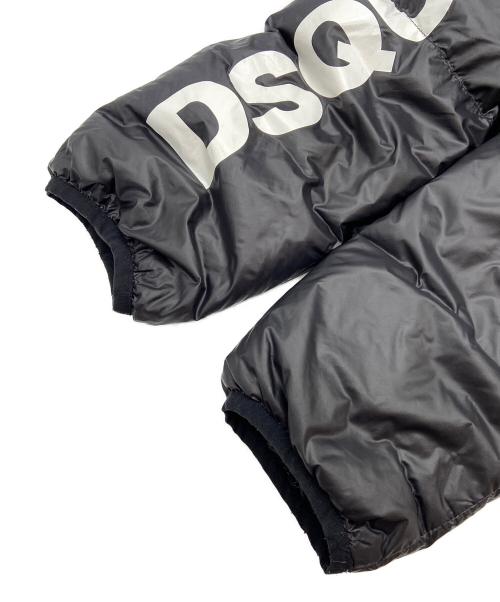 DSQUARED2（ディースクエアード）DSQUARED2 (ディースクエアード) ダウンジャケット/アームロゴ ブラック サイズ:44の古着・服飾アイテム