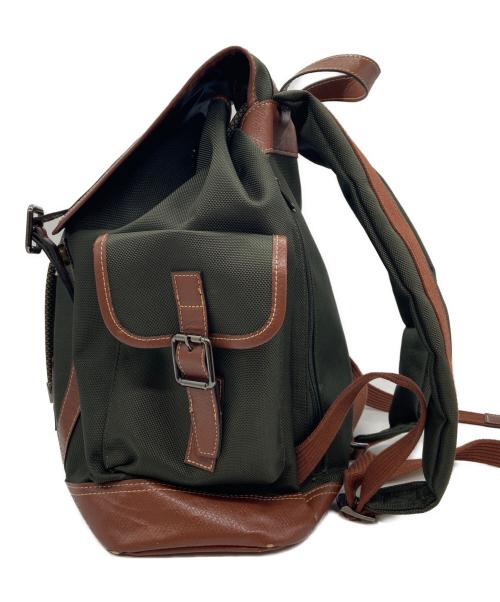 LONGCHAMP（ロンシャン）LONGCHAMP (ロンシャン) リュック グリーン×ブラウンの古着・服飾アイテム