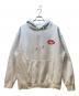 HUF（ハフ）の古着「HUF/パーカー/L/WHT/PF00524」｜ホワイト×レッド