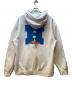 HUF (ハフ) HUF/パーカー/L/WHT/PF00524 ホワイト×レッド サイズ:L：8000円