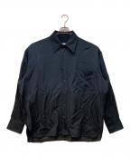 MM6 Maison Margielaエムエムシックスメゾンマルジェラ）の古着「長袖シャツ」｜ブラック