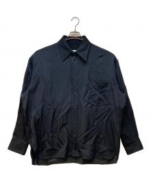 MM6 Maison Margiela（エムエムシックスメゾンマルジェラ）の古着「長袖シャツ」｜ブラック