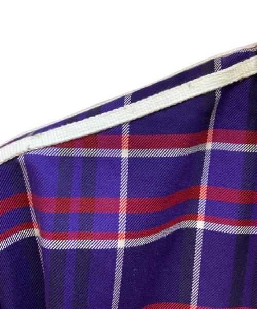 adidas Originals（アディダスオリジナル）adidas Originals (アディダスオリジナル) KORN (コーン) 長袖シャツ/FLANNEL LS MULTCO パープル サイズ:2XLの古着・服飾アイテム