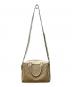 COACH (コーチ) 2WAYショルダーバッグ ベージュ×ホワイト：5000円