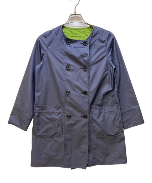 MACKINTOSH PHILOSOPHY（マッキントッシュ フィロソフィー）MACKINTOSH PHILOSOPHY (マッキントッシュ フィロソフィー) リバーシブルコート ネイビー×グリーン サイズ:Sの古着・服飾アイテム