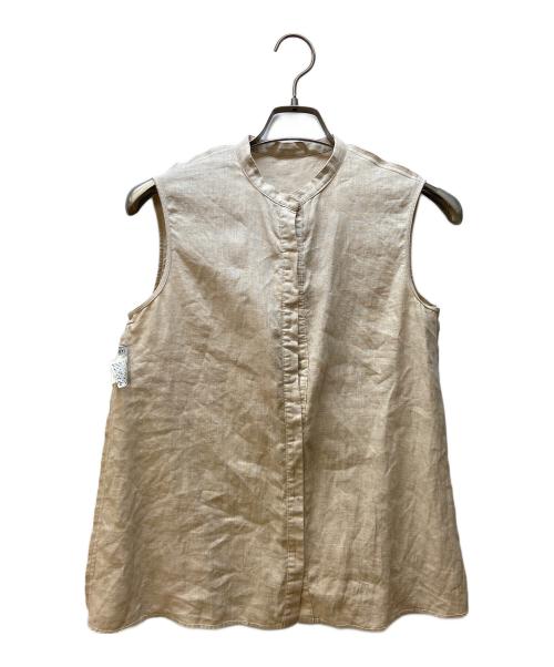 ANAYI（アナイ）ANAYI (アナイ) ノースリーブブラウス ベージュ サイズ:Mの古着・服飾アイテム