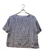 ORCIVALオーシバル）の古着「半袖ブラウス」｜ブルー
