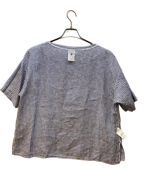 ORCIVAL（オーシバル）ORCIVAL (オーシバル) 半袖ブラウス ブルー サイズ:Sの古着・服飾アイテム