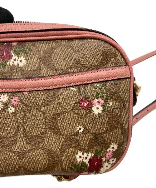 COACH（コーチ）COACH (コーチ) ショルダーバッグ/シグネチャー ブラウン×ピンクの古着・服飾アイテム