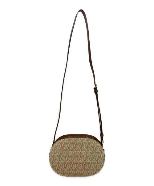 MICHAEL KORS（マイケル・コース）MICHAEL KORS (マイケル・コース) ジェットセットトラベル/クロスボディバッグ/35S1GTVC6B  ブラウン×アイボリーの古着・服飾アイテム