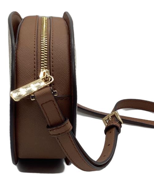 MICHAEL KORS（マイケル・コース）MICHAEL KORS (マイケル・コース) ジェットセットトラベル/クロスボディバッグ/35S1GTVC6B  ブラウン×アイボリーの古着・服飾アイテム