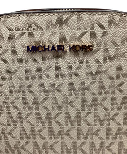 MICHAEL KORS（マイケル・コース）MICHAEL KORS (マイケル・コース) ジェットセットトラベル/クロスボディバッグ/35S1GTVC6B  ブラウン×アイボリーの古着・服飾アイテム