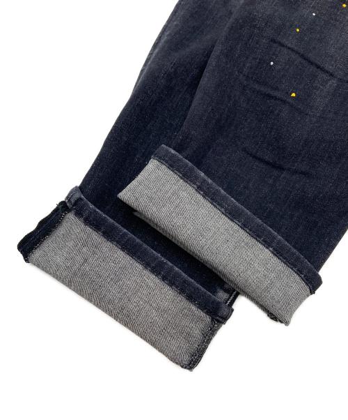 DSQUARED2（ディースクエアード）DSQUARED2 (ディースクエアード) ダメージデニムパンツ ブラック サイズ:50の古着・服飾アイテム