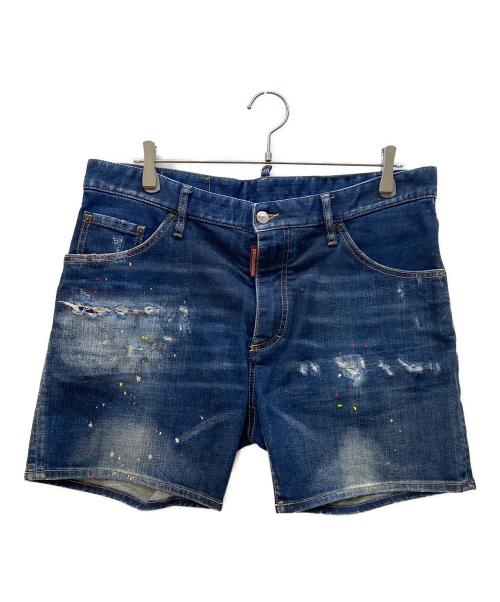 DSQUARED2（ディースクエアード）DSQUARED2 (ディースクエアード) デニムハーフパンツ インディゴ サイズ:50の古着・服飾アイテム