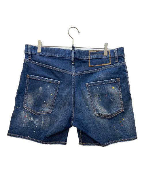 DSQUARED2（ディースクエアード）DSQUARED2 (ディースクエアード) デニムハーフパンツ インディゴ サイズ:50の古着・服飾アイテム
