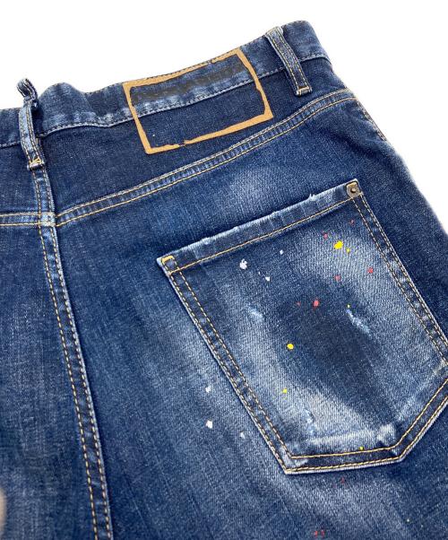 DSQUARED2（ディースクエアード）DSQUARED2 (ディースクエアード) デニムハーフパンツ インディゴ サイズ:50の古着・服飾アイテム