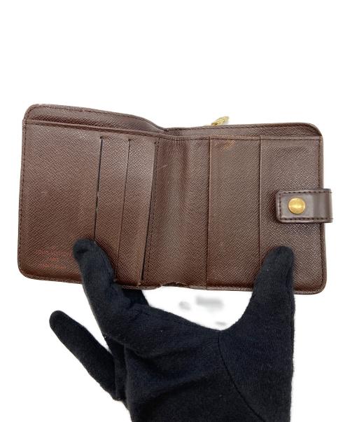 LOUIS VUITTON（ルイ ヴィトン）LOUIS VUITTON (ルイ ヴィトン) 2つ折り財布//コンパクトジップ/ダミエ ブラウンの古着・服飾アイテム