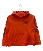 CHROME HEARTS×MATTY BOYクロムハーツ×マッティーボーイ）の古着「プルオーバーパーカー/PPO SPARK THE HEART」｜オレンジ