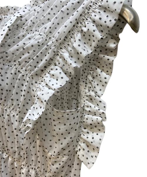 Snidel（スナイデル）Snidel (スナイデル) ノースリーブワンピース ホワイト×ブラック サイズ:FREEの古着・服飾アイテム