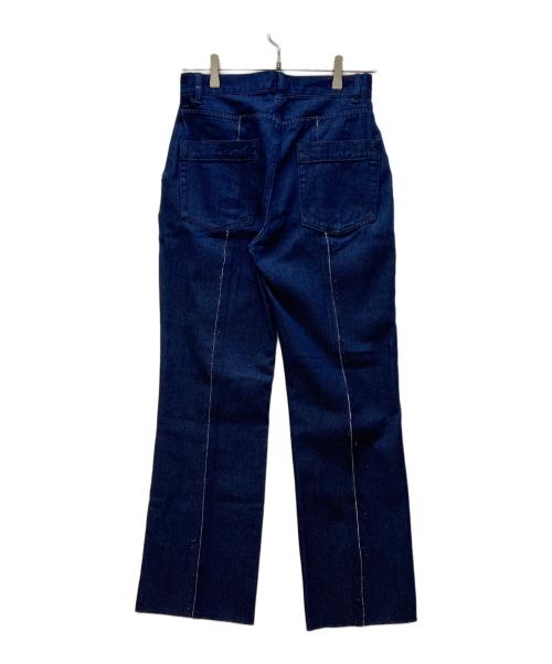 Ameri（アメリ）Ameri (アメリ) デニムパンツ/CENTER CUT OFF STRAIGHT DENIM インディゴ サイズ:63.5cm (W25)の古着・服飾アイテム
