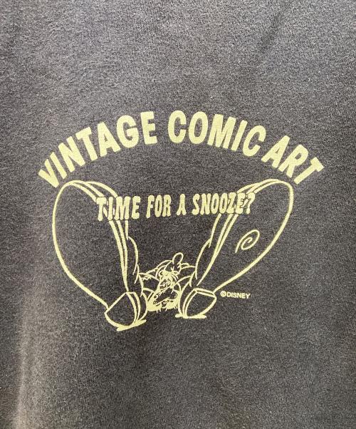 VINTAGE COMIC ART（ヴィンテージコミックアート）VINTAGE COMIC ART (ヴィンテージコミックアート) クルーネックスウェット ネイビー サイズ:Lの古着・服飾アイテム
