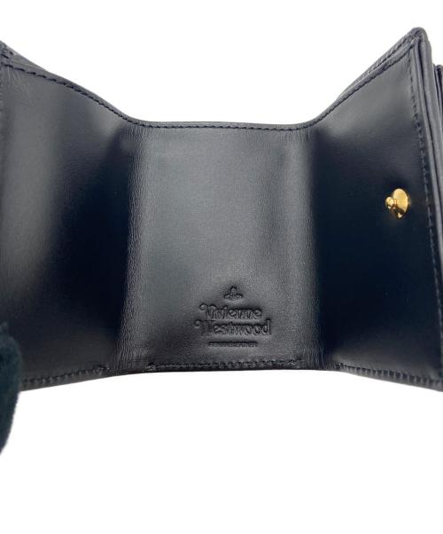 Vivienne Westwood（ヴィヴィアンウエストウッド）Vivienne Westwood (ヴィヴィアンウエストウッド) 3つ折り財布/VINTAGE ORB ブラックの古着・服飾アイテム