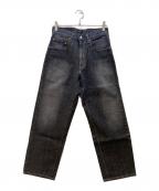 LEVI'Sリーバイス）の古着「ワイドデニムパンツ」｜ブラック