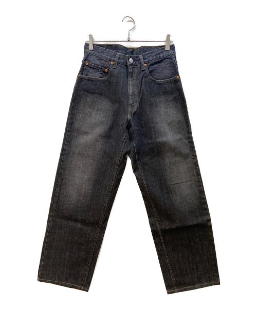 LEVI'S（リーバイス）LEVI'S (リーバイス) ワイドデニムパンツ ブラック サイズ:29インチの古着・服飾アイテム