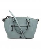 COACHコーチ）の古着「2WAYショルダーバッグ/エリス サッチェル」｜スカイブルー