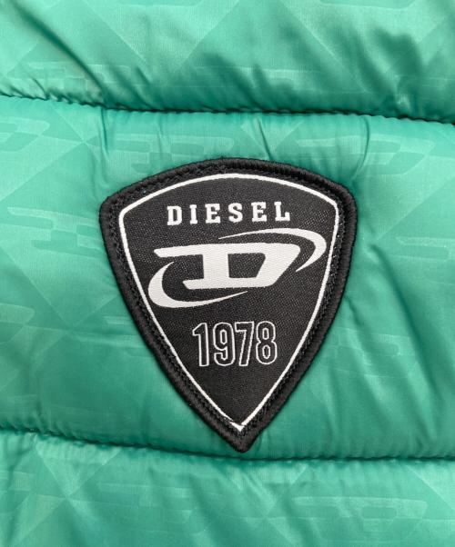 DIESEL（ディーゼル）DIESEL (ディーゼル) 中綿ベスト グリーン サイズ:16Y※メンズSサイズ相当の古着・服飾アイテム