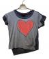 Vivienne Westwood RED LABEL（ヴィヴィアンウエストウッドレッドレーベル）の古着「半袖カットソー」｜グレー×ブラック×レッド