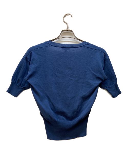 Vivienne Westwood（ヴィヴィアンウエストウッド）Vivienne Westwood (ヴィヴィアンウエストウッド) 薄手ニット ネイビー サイズ:Sの古着・服飾アイテム