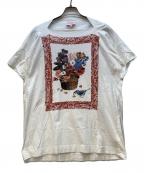 Vivienne Westwood RED LABELヴィヴィアンウエストウッドレッドレーベル）の古着「半袖カットソー/ブーケプリント」｜ホワイト