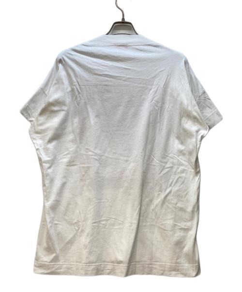 Vivienne Westwood RED LABEL（ヴィヴィアンウエストウッドレッドレーベル）Vivienne Westwood RED LABEL (ヴィヴィアンウエストウッドレッドレーベル) 半袖カットソー/ブーケプリント ホワイト サイズ:2の古着・服飾アイテム