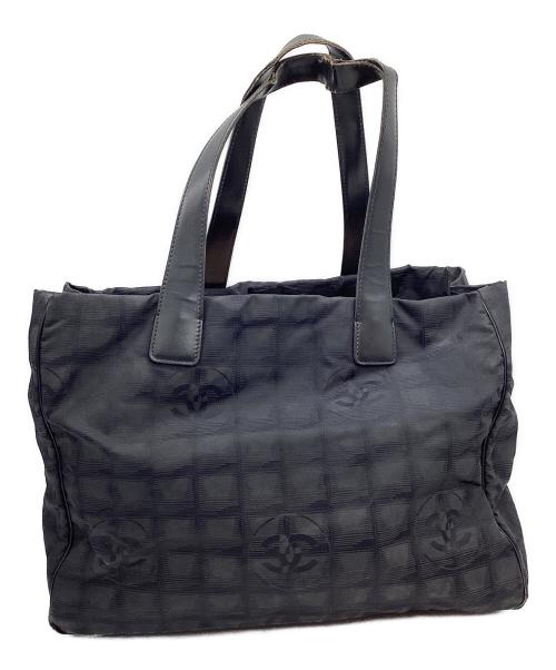CHANEL（シャネル）CHANEL (シャネル) トートバッグ/ニュートラベルライン ブラックの古着・服飾アイテム