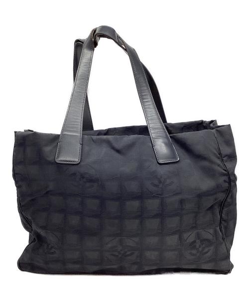 CHANEL（シャネル）CHANEL (シャネル) トートバッグ/ニュートラベルライン ブラックの古着・服飾アイテム