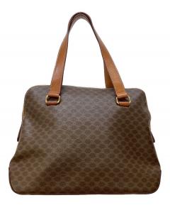 中古・古着通販】CELINE (セリーヌ) マカダム柄トートバッグ ブラウン