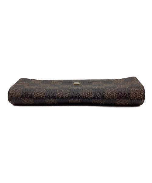 LOUIS VUITTON（ルイ ヴィトン）LOUIS VUITTON (ルイ ヴィトン) 長財布/ダミエ/ポルトフォイユ・サラ ブラウンの古着・服飾アイテム