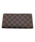 LOUIS VUITTON (ルイ ヴィトン) 長財布/ダミエ/ポルトフォイユ・サラ ブラウン：15000円