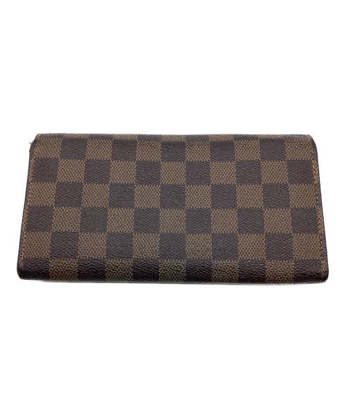 LOUIS VUITTON（ルイ ヴィトン）LOUIS VUITTON (ルイ ヴィトン) 長財布/ダミエ/ポルトフォイユ・サラ ブラウンの古着・服飾アイテム