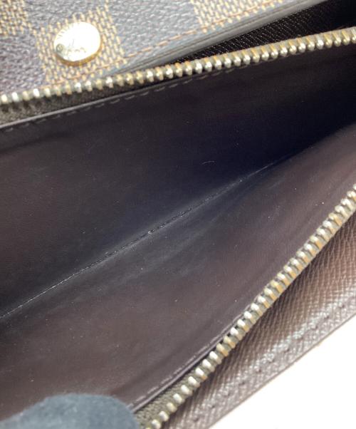 LOUIS VUITTON（ルイ ヴィトン）LOUIS VUITTON (ルイ ヴィトン) 長財布/ダミエ/ポルトフォイユ・サラ ブラウンの古着・服飾アイテム
