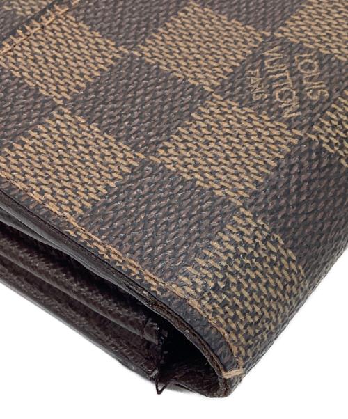 LOUIS VUITTON（ルイ ヴィトン）LOUIS VUITTON (ルイ ヴィトン) 長財布/ダミエ/ポルトフォイユ・サラ ブラウンの古着・服飾アイテム